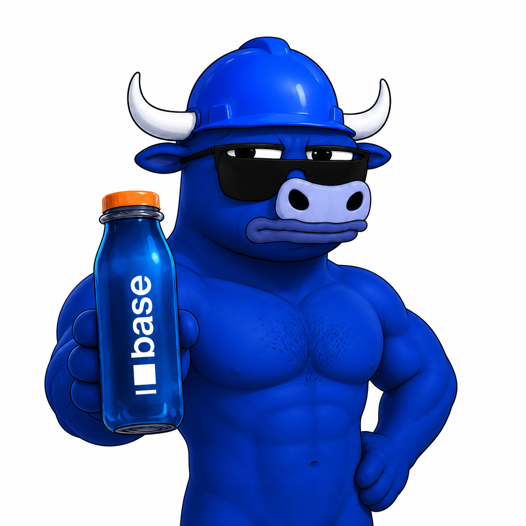 BaseBull pointing at the viewer
